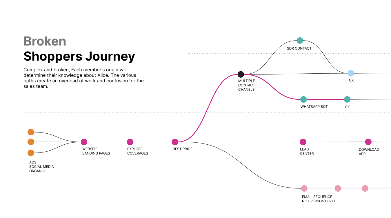Alice user journey